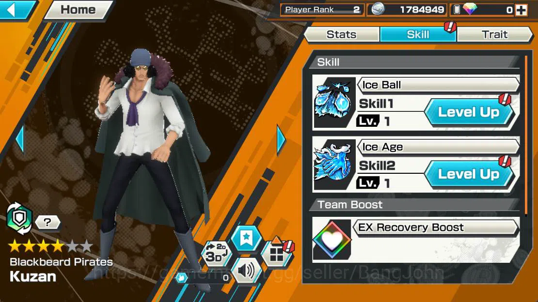 One Piece Bounty Rush Accounts GLOBAL|EX 3| BP kuzan, Become king D luffy, Onigha image 9