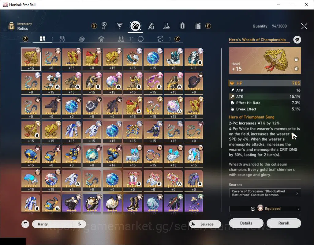 Honkai Star Rail Accounts Mid Game Asia|TL 59|Aglaea+Archer Prem Team|9 Limited|Yao 6