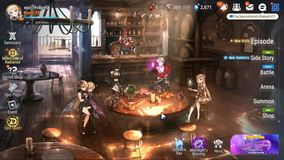Epic Seven Accounts GLOBAL UnVerif|New Era|7 ML(BoRunka,Rhianna&Luciel image 1