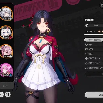 Neverness to Everness Accounts GLOBAL SEA|HL 49|TL 27|10 SClass 3 Limit (Hotori,Nanaly,Chaos)+Outfit&Signature|1 Selector|6