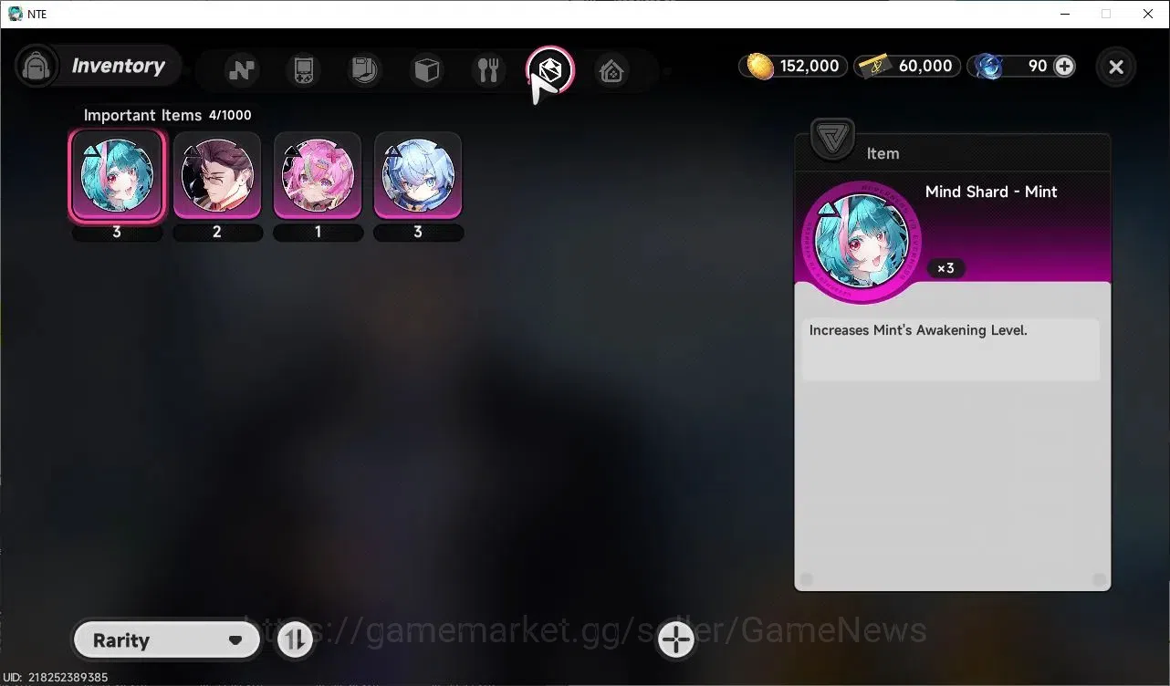 Neverness to Everness Accounts Global EU|HL 3| 3 SSR Jiuyuan, Daffodill, Sakiri |4 SR|Underboss Glider + Tiger Incoming Car 11