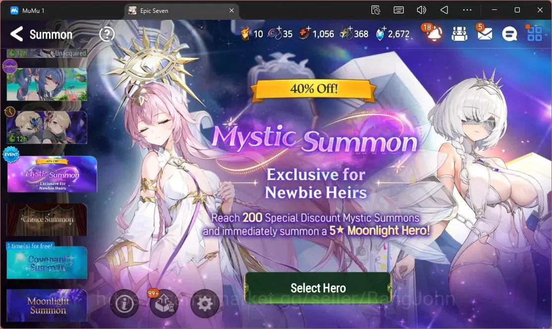 Epic Seven Accounts Global Unverif |9 ML(E Ilynav,Salome,F Cecillia,SP image 15