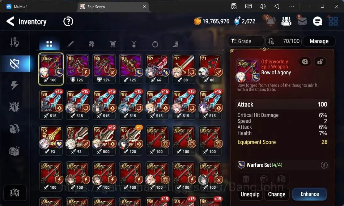 Epic Seven Accounts Global Unverif |9 ML(E Ilynav,Salome,F Cecillia,SP image 18
