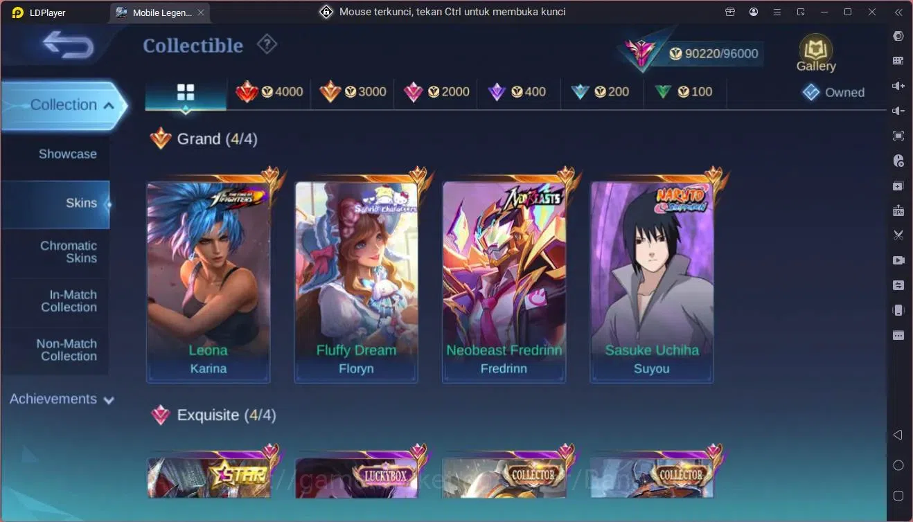 Mobile Legends: Bang Bang Accounts Global|Hero 132|Skin 334|Exalted|Naruto Suyou|NEO  image 14