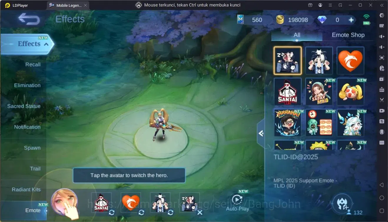 Mobile Legends: Bang Bang Accounts Global|Hero 132|Skin 334|Exalted|Naruto Suyou|NEO  image 15
