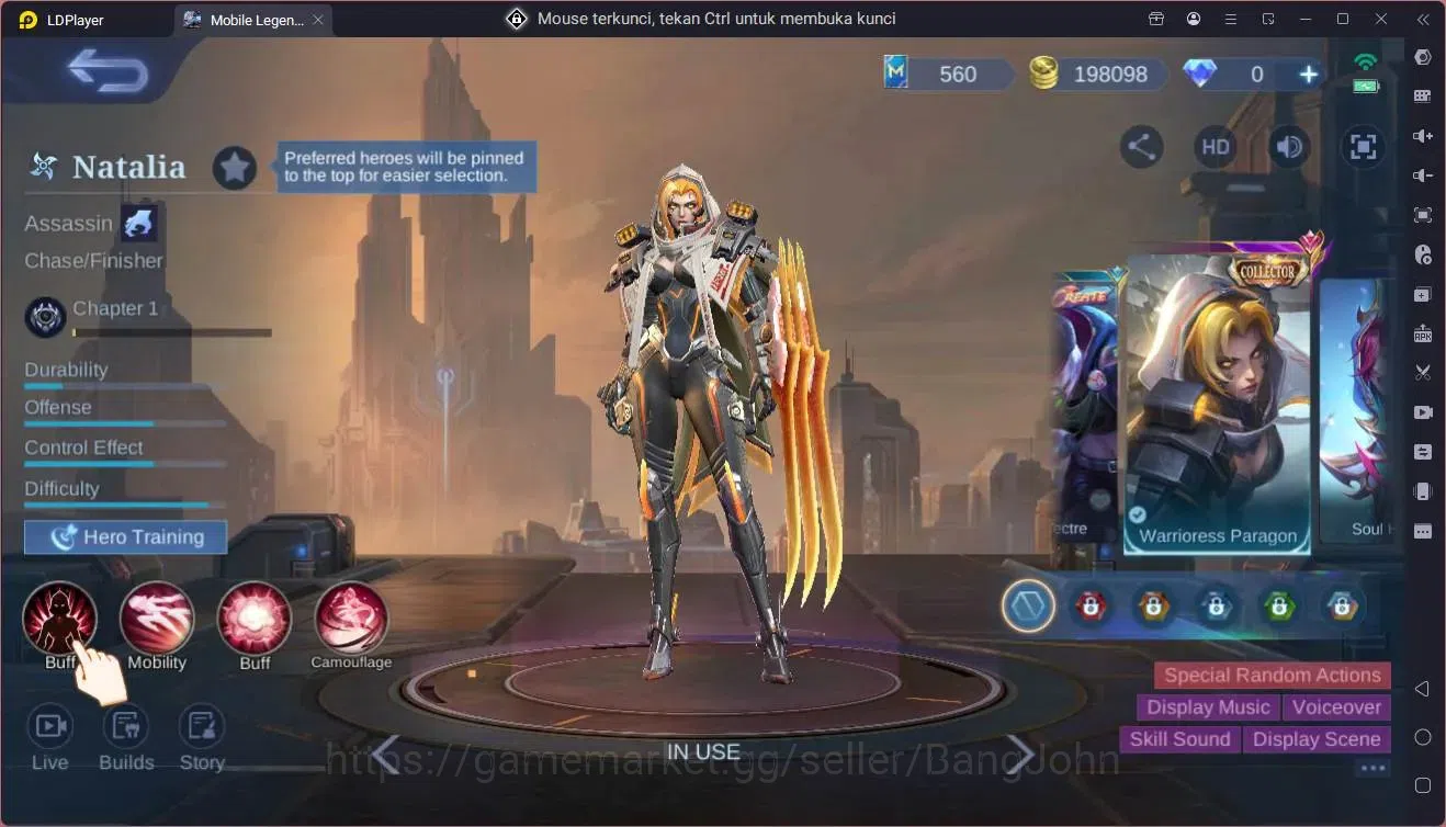 Mobile Legends: Bang Bang Accounts Global|Hero 132|Skin 334|Exalted|Naruto Suyou|NEO  image 4