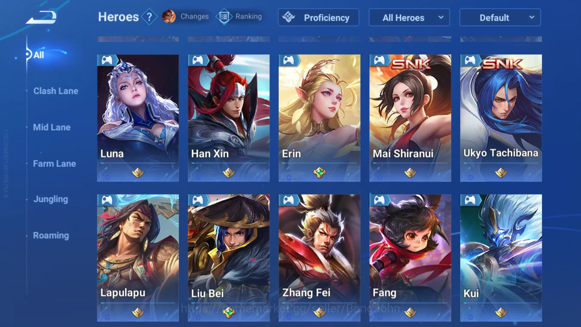 Honor of Kings Accounts GLOBAL Hero 43 | Skin 52 | Kic Luna|Legend Lady Su image 8