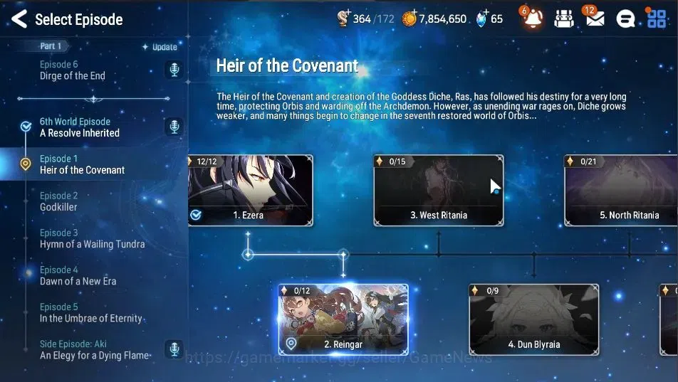 Epic Seven Accounts Mid-Tier Global Unverif|New Era|3 ML(LOT Scales,AShadow,BW Iseria)+Fenne,Roana,Cecilia,Tenebria||PoH 14