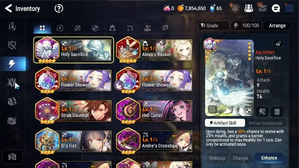 Epic Seven Accounts Mid-Tier Global Unverif|New Era|3 ML(LOT Scales,AShadow,BW Iseria)+Fenne,Roana,Cecilia,Tenebria||PoH 17