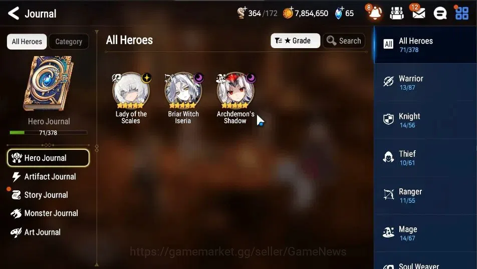 Epic Seven Accounts Mid-Tier Global Unverif|New Era|3 ML(LOT Scales,AShadow,BW Iseria)+Fenne,Roana,Cecilia,Tenebria||PoH 4