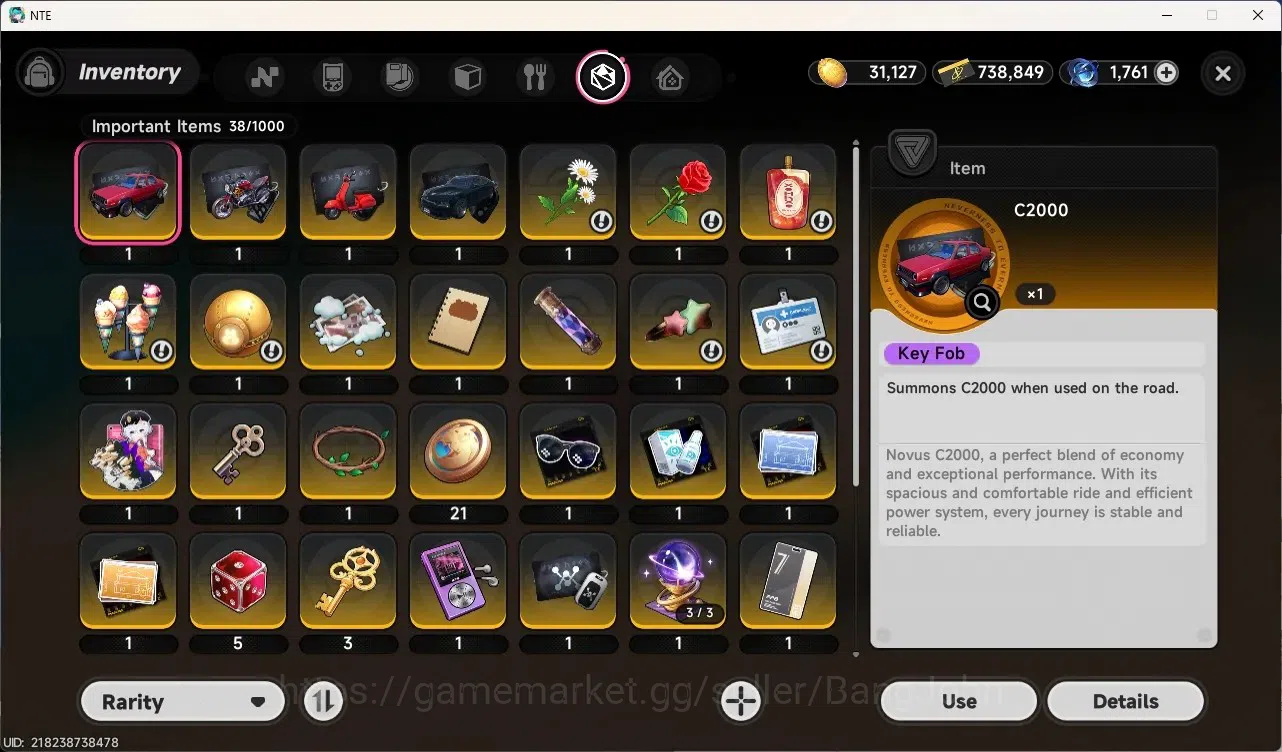 Neverness to Everness Accounts SEA | Lv 47 | 5 S-Class|3 Limited [Nanally A3,Hotori A1+Skin,Lacrimosa]+ 6 A-Class | Selector 8