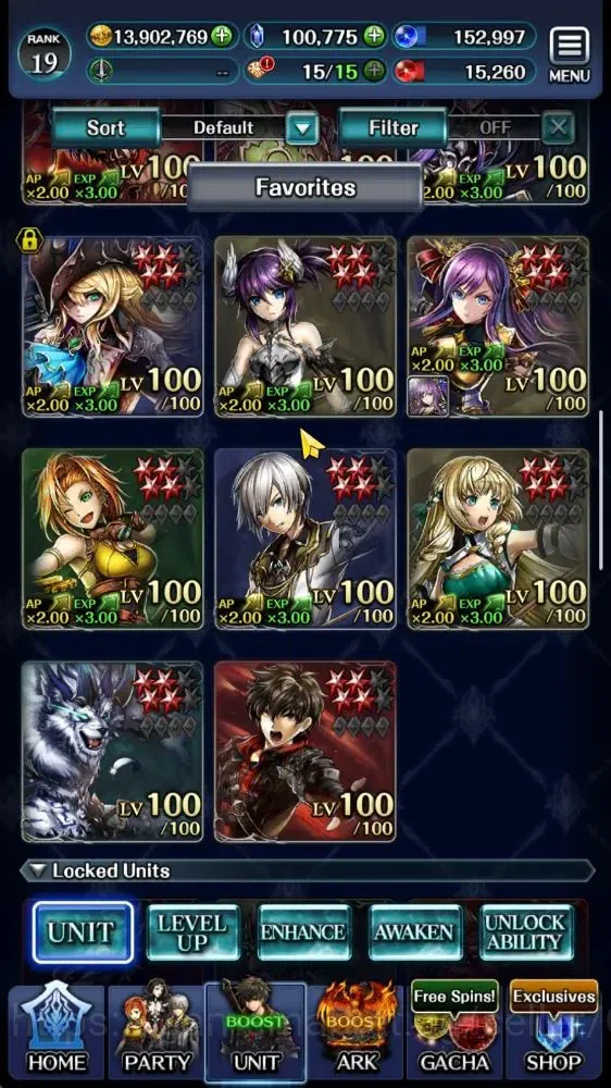 Last Cloudia Accounts GLOBAL|Rank 19|100K Crystal|Top Tier Unit [DL Jude image 2