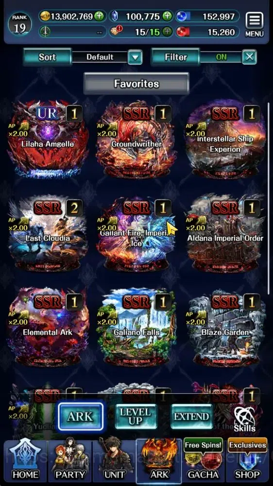 Last Cloudia Accounts GLOBAL|Rank 19|100K Crystal|Top Tier Unit [DL Jude image 3