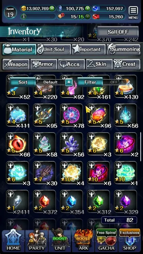 Last Cloudia Accounts GLOBAL|Rank 19|100K Crystal|Top Tier Unit [DL Jude image 9