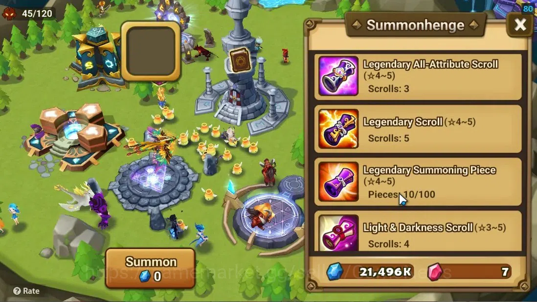 Summoners War: Sky Arena Accounts Starter ASIA|Lv 26|Ready Gacha|99 12 YSC + 160 11 YSC + 3 LAAS + 5 LS + 4 LDS + 118 MS |1 11