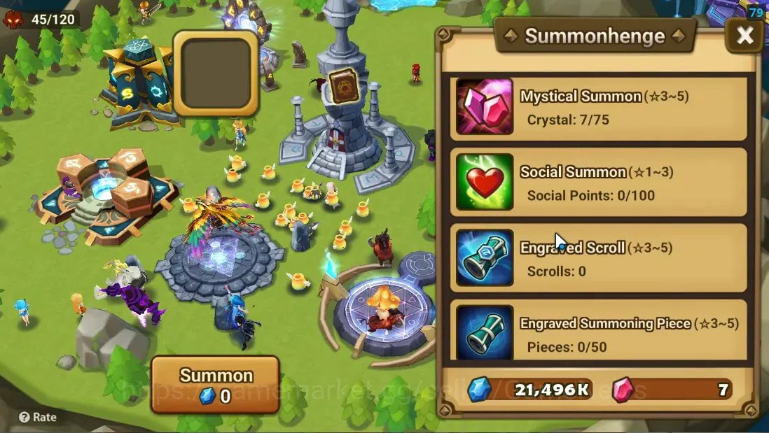 Summoners War: Sky Arena Accounts Starter ASIA|Lv 26|Ready Gacha|99 12 YSC + 160 11 YSC + 3 LAAS + 5 LS + 4 LDS + 118 MS |1 13