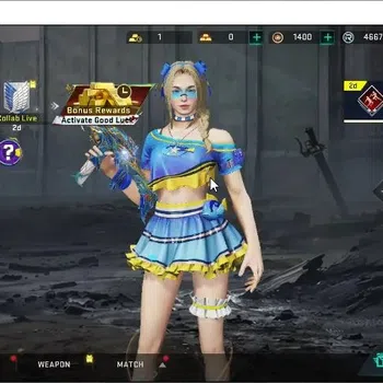 Blood Strike Accounts Collab Skin ASIA|ETERNAL MP7 Tidesong|Collab AOT Battle of Faith|Ultra Emma Azure,M4A1 Venom,Vector