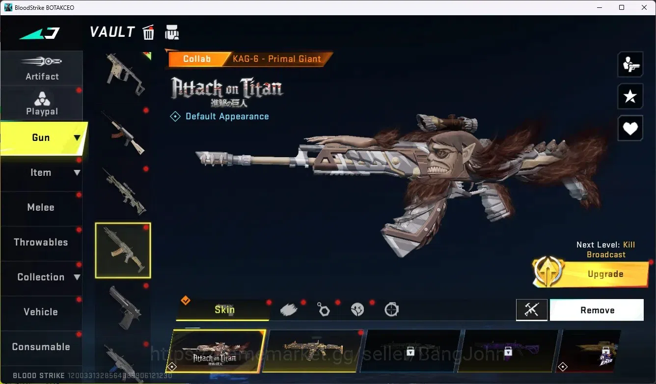 Blood Strike Accounts ASIA | 1 EVO: FAL-Evolved Draco|1 ETERNAL: Vector| image 3