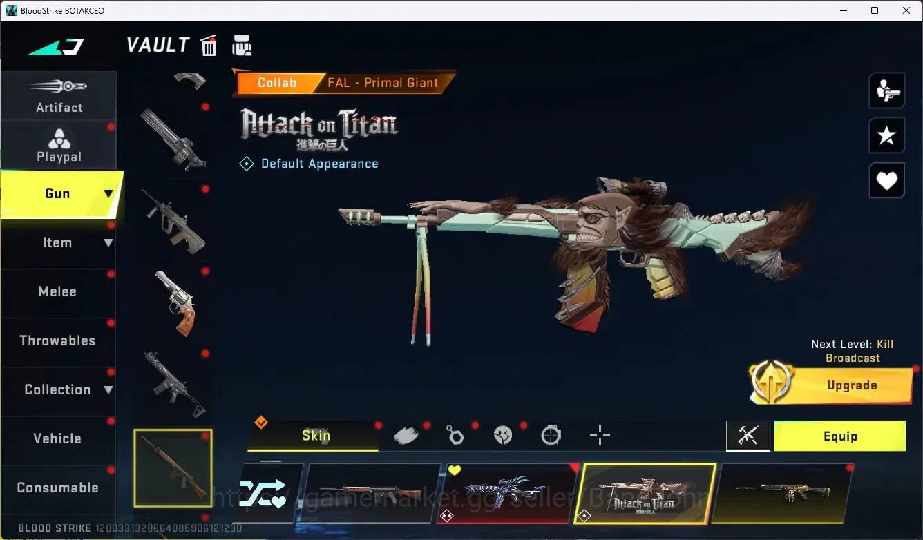 Blood Strike Accounts ASIA | 1 EVO: FAL-Evolved Draco|1 ETERNAL: Vector| image 6