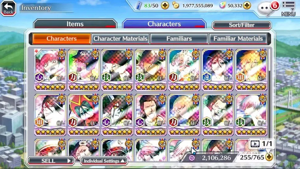 Bleach: Brave Souls Accounts High-End [GLOBAL]50K Orb|DreamTeam Ichigo,TYBW26 Yukio,Riruka,10th Anniv Rukia,Ichigo,TYBW25 10