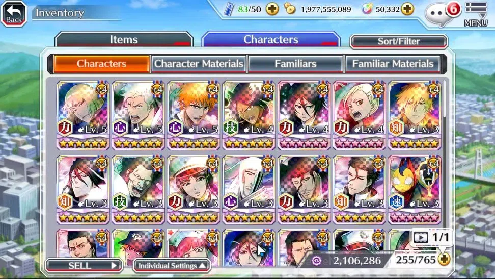 Bleach: Brave Souls Accounts High-End [GLOBAL]50K Orb|DreamTeam Ichigo,TYBW26 Yukio,Riruka,10th Anniv Rukia,Ichigo,TYBW25 11