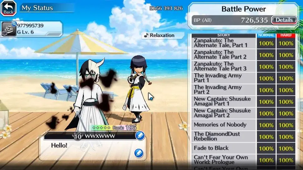 Bleach: Brave Souls Accounts High-End [GLOBAL]50K Orb|DreamTeam Ichigo,TYBW26 Yukio,Riruka,10th Anniv Rukia,Ichigo,TYBW25 6