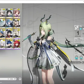 Arknights: Endfield Accounts ASIA | Fresh Starter | Lv 2 | 2 SSR 1 Limited + 1 (*6 Weapon) | (Si) | Ardelia | Male Mc | Log