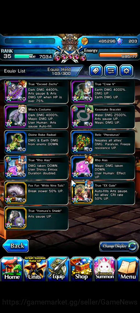 Grand Summoners Accounts Global|Rank 35|10 Ascend|EmiyaTW,Summer Miyu,S Chl image 14