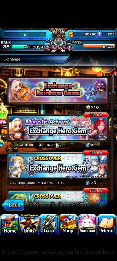Grand Summoners Accounts Global|Rank 35|10 Ascend|EmiyaTW,Summer Miyu,S Chl image 16