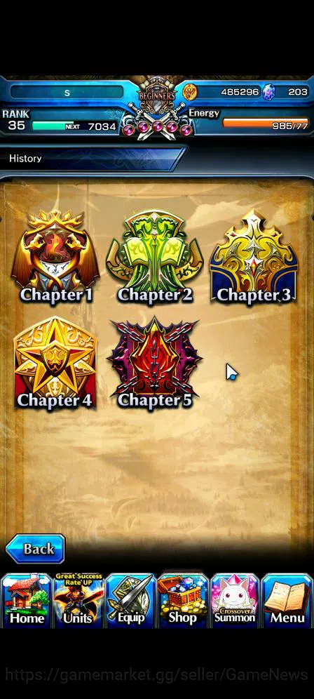 Grand Summoners Accounts Global|Rank 35|10 Ascend|EmiyaTW,Summer Miyu,S Chl image 17