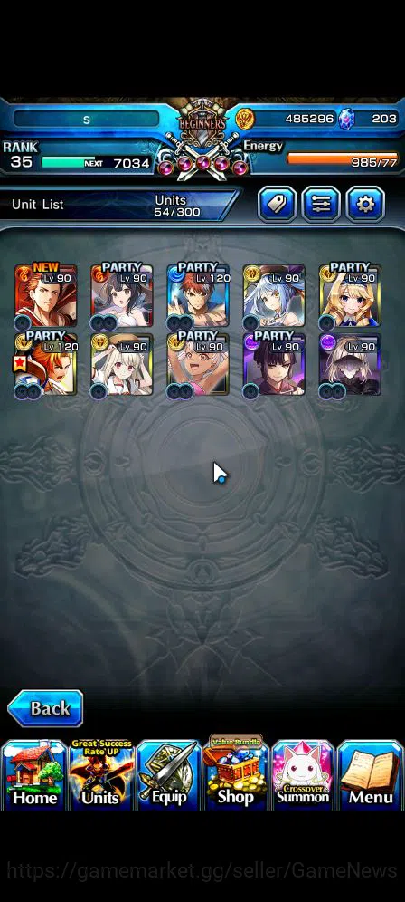 Grand Summoners Accounts Global|Rank 35|10 Ascend|EmiyaTW,Summer Miyu,S Chl image 4