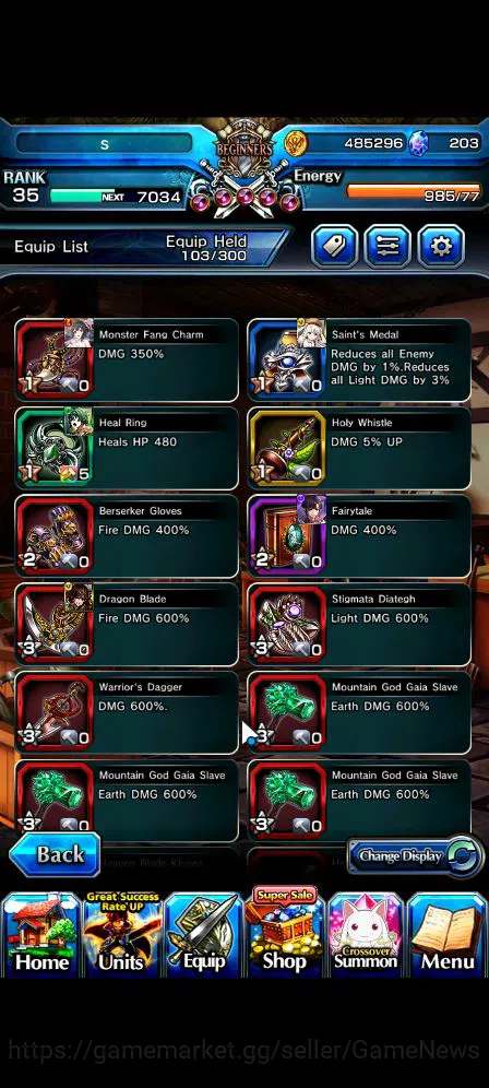 Grand Summoners Accounts Global|Rank 35|10 Ascend|EmiyaTW,Summer Miyu,S Chl image 6
