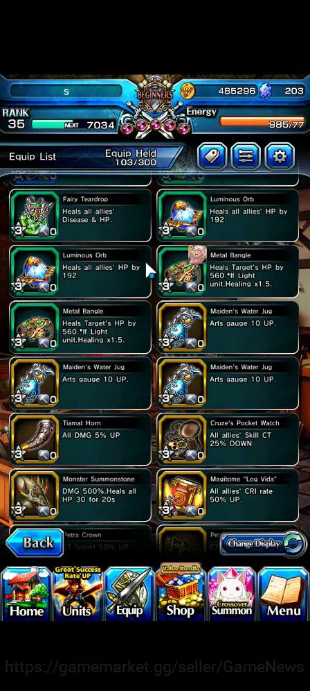 Grand Summoners Accounts Global|Rank 35|10 Ascend|EmiyaTW,Summer Miyu,S Chl image 9