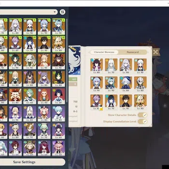 Genshin Impact Accounts Others Asia|AR 60|5 Premium Team|22 Limited+8(*5Weap)|(Ayaka,Xiao)+Sign,KazuhaC1,Durin,Arlecc,Hu