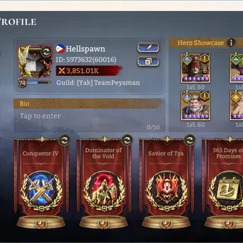 Watcher of Realms Accounts End-Game Global 60xx|Power 3,8M|7 Lord:Nastya,Lovar,Torodor,KingHarz,Laya,Etc|62Legend