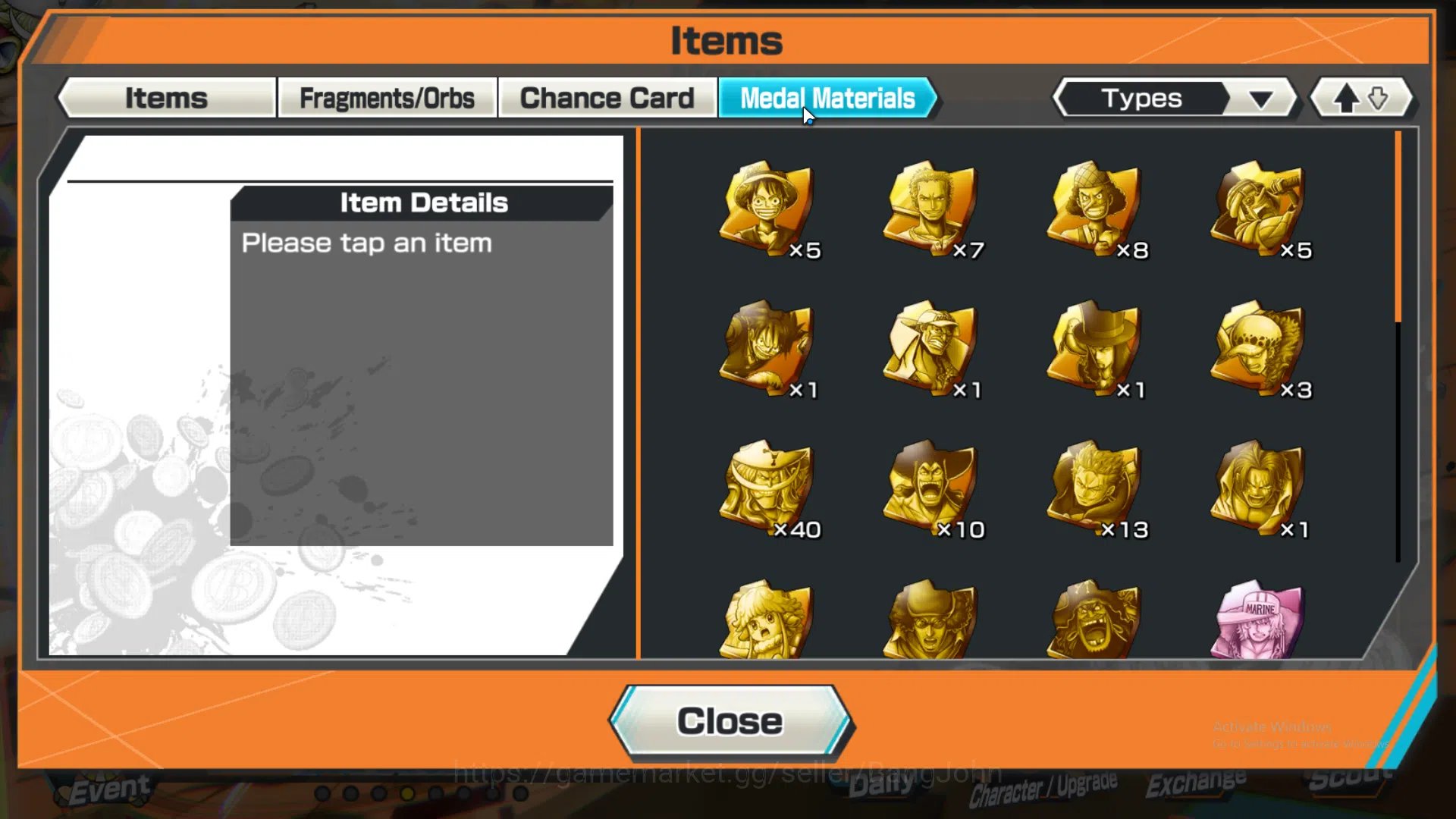 One Piece Bounty Rush Accounts GLOBAL | MAX 3| EX 3| BP kuzan, Four emperor MD te image 12