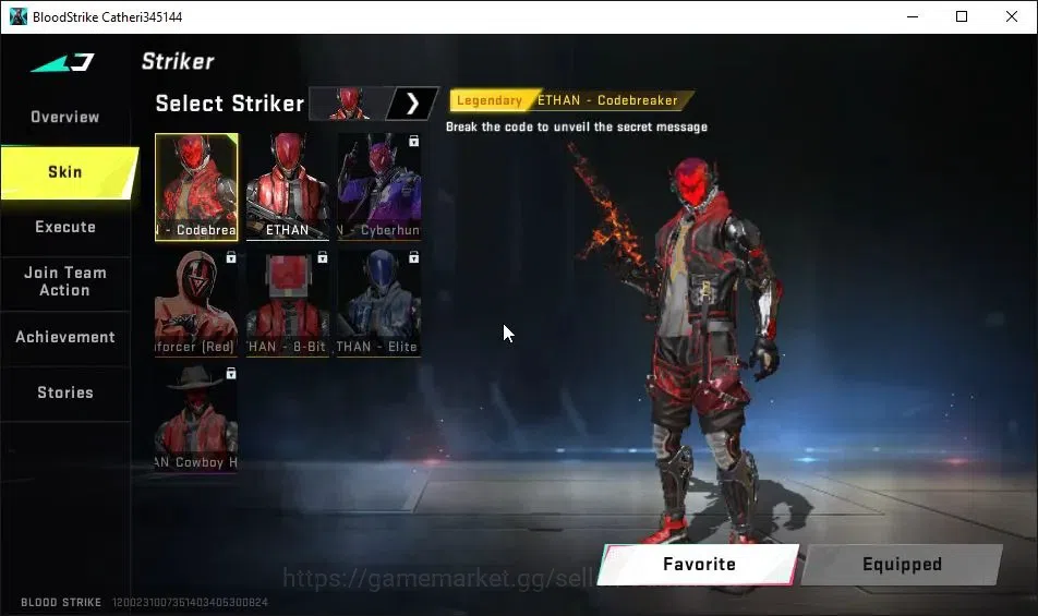 Blood Strike Accounts ASIA|Starter|6 Legendary[ETHAN-Codebreaker,PKM-Sca image 3