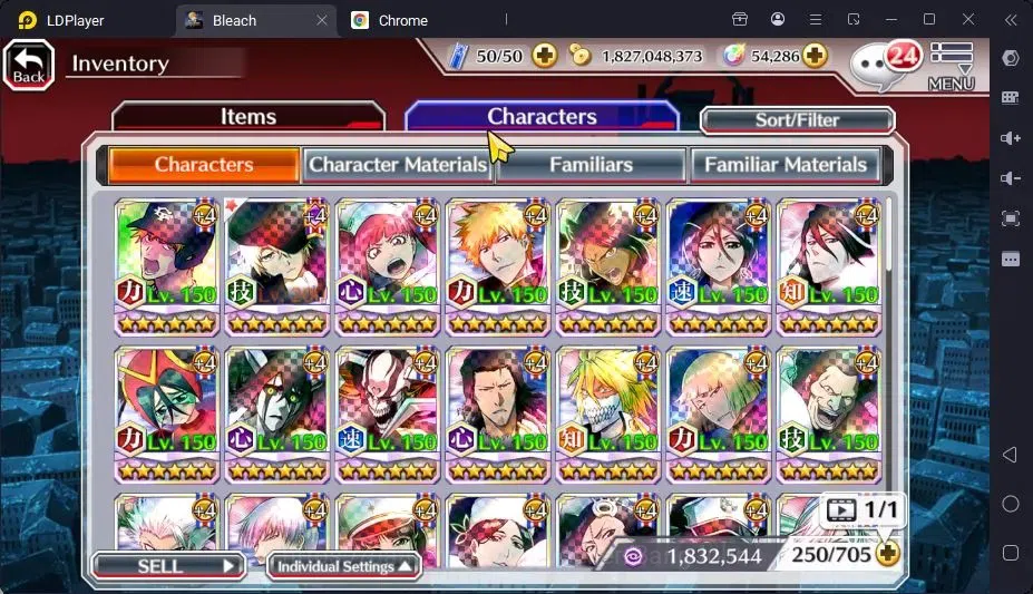Bleach: Brave Souls Accounts Mid-Tier GLOBAL |50K ORB+MidGame|Yukio TYBW26,Rangiku Swimsuit,Ichigo8TH,Gin 13