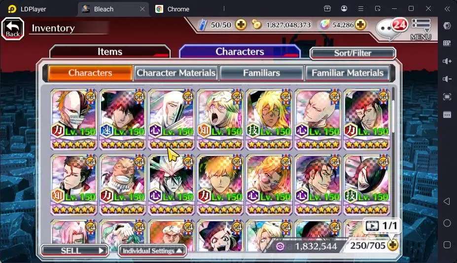 Bleach: Brave Souls Accounts Mid-Tier GLOBAL |50K ORB+MidGame|Yukio TYBW26,Rangiku Swimsuit,Ichigo8TH,Gin 15