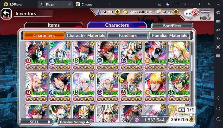 Bleach: Brave Souls Accounts Mid-Tier GLOBAL |50K ORB+MidGame|Yukio TYBW26,Rangiku Swimsuit,Ichigo8TH,Gin 17