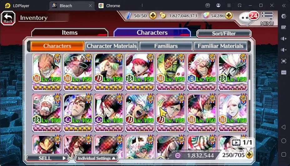 Bleach: Brave Souls Accounts Mid-Tier GLOBAL |50K ORB+MidGame|Yukio TYBW26,Rangiku Swimsuit,Ichigo8TH,Gin 19
