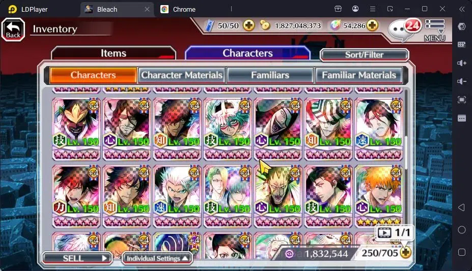 Bleach: Brave Souls Accounts Mid-Tier GLOBAL |50K ORB+MidGame|Yukio TYBW26,Rangiku Swimsuit,Ichigo8TH,Gin 20