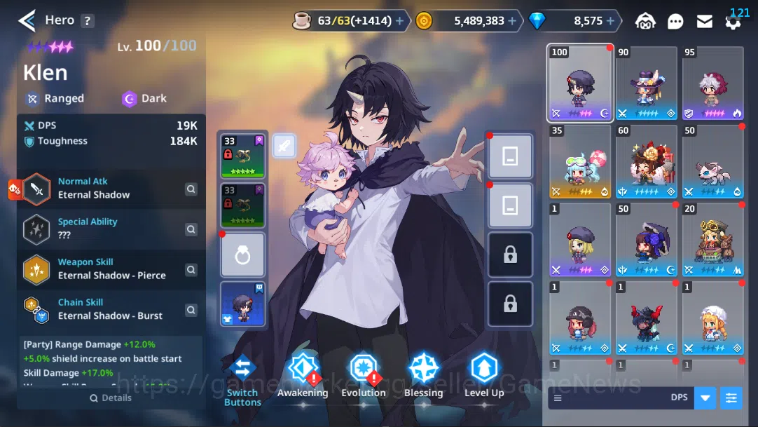 Guardian Tales Accounts ASIA 2| Lv 40 | Starter Collab Clevates(Klen, Alec image 4