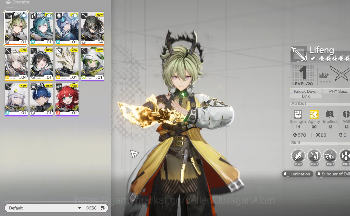 Arknights: Endfield Accounts NA/EU|Fresh starter + Meta Lifeng + 4SR Character|Skip Tutorial|GyrphLink|Check SS|(END825)
