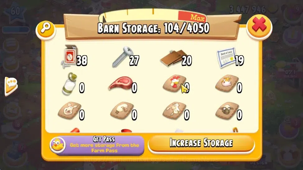 Hay Day Accounts Lvl 60 | Silo Storage 1050 + Barn Storage 4050 + 3 image 11
