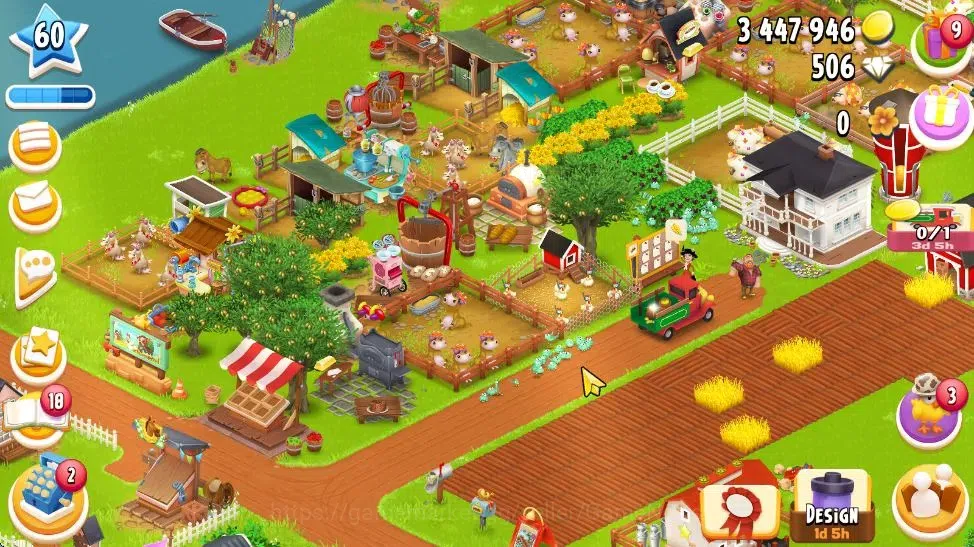 Hay Day Accounts Lvl 60 | Silo Storage 1050 + Barn Storage 4050 + 3 image 2