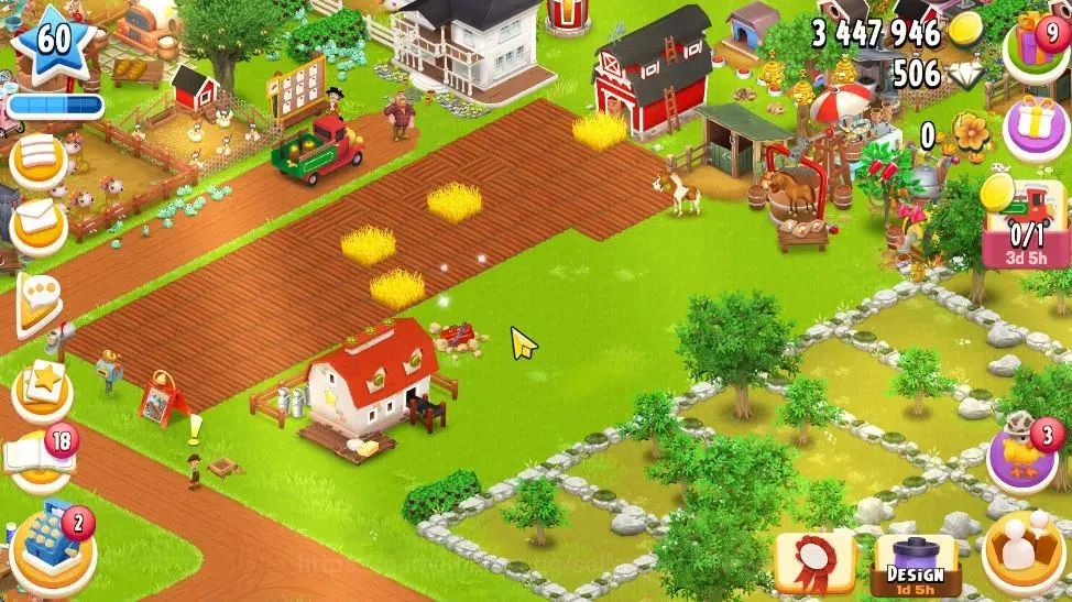 Hay Day Accounts Lvl 60 | Silo Storage 1050 + Barn Storage 4050 + 3 image 3