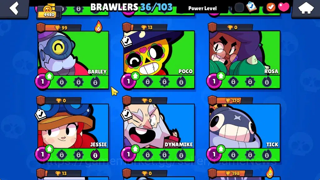 Brawl Stars Accounts 4480 Trophy|36 Brawlers 3 Max|Edgar Full Buffies|1 image 10