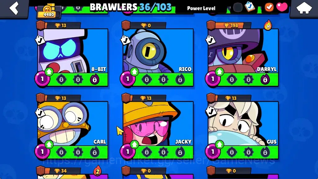 Brawl Stars Accounts 4480 Trophy|36 Brawlers 3 Max|Edgar Full Buffies|1 image 11