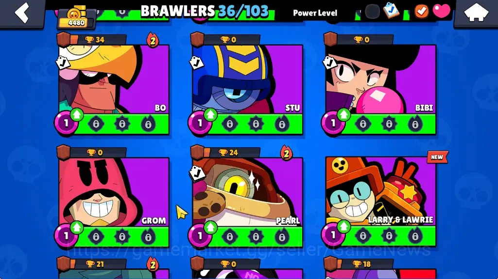 Brawl Stars Accounts 4480 Trophy|36 Brawlers 3 Max|Edgar Full Buffies|1 image 12